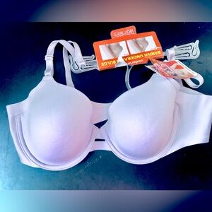 Warner's Lilac Padded SN 01356 No Side Effects Bra 36A Underwire NEW MSRP  $46